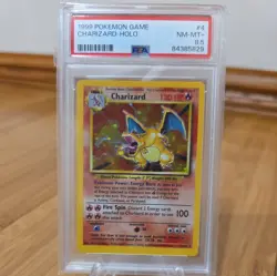 1999 Pokemon Game Charizard Holo PSA 8.5 - Image 1