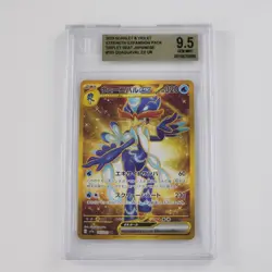 Pokemon Quaquaval EX BGS 9.5 Gem Mint 103/073 UR SV1a Triplet Beat Japanese Card - Image 1