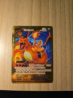 RARE Pokemon Charizard V SRL 07-03 Gold Foil Card IN Top-Loader - Image 1