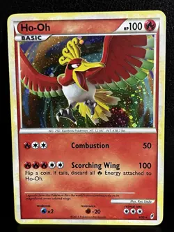 Pokemon TCG Ho-Oh Holo Rare Card Call of Legends 9/95 - Image 1