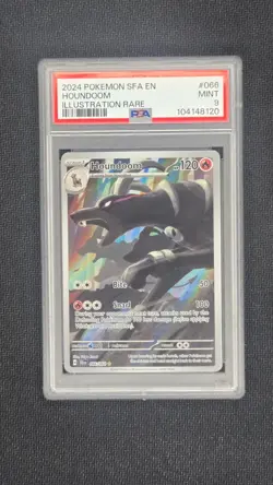 Pokemon TCG Houndoom Card 66/64 Illustration Rare, Shrouded Fable, PSA 9 Mint - Image 1