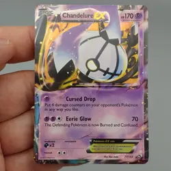 Pokemon Card: Chandelure EX 77/113 Legendary Treasures Set Ultra Rare! NM - Image 2