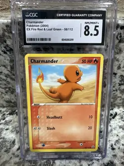 Pokemon TCG Charmander Card 58/112 FireRed & LeafGreen 2004 - Image 1