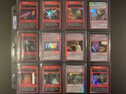 Star Wars CCG SWCCG 12 Total Cards Tournament Foils NM/Mint Decipher Alter Sense - Image 1