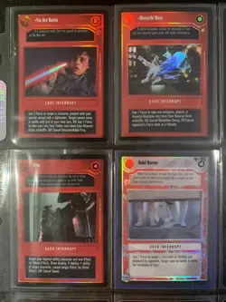 Star Wars CCG SWCCG 12 Total Cards Tournament Foils NM/Mint Decipher Alter Sense - Image 2