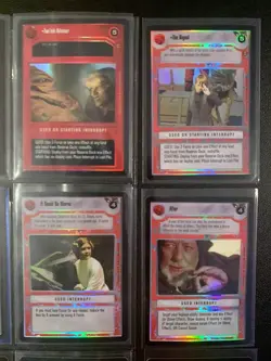 Star Wars CCG SWCCG 12 Total Cards Tournament Foils NM/Mint Decipher Alter Sense - Image 3