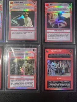 Star Wars CCG SWCCG 12 Total Cards Tournament Foils NM/Mint Decipher Alter Sense - Image 4