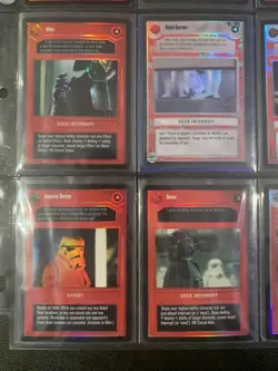 Star Wars CCG SWCCG 12 Total Cards Tournament Foils NM/Mint Decipher Alter Sense - Image 5