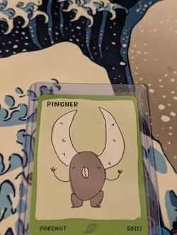 Pincher 00127 Pinsir Dysfunctional Passholder Pokenots 151 Card Pokemon TCG NM - Image 2