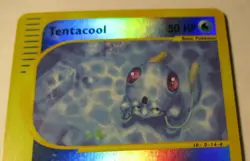Pokemon TCG Aquapolis Tentacool 113/147 Reverse Holo Card 2002 Played Vintage - Image 4