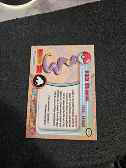 Ekans Non-Foil Topps Pokemon Card #23 TV Animation Series 1 Blue Logo - Image 2