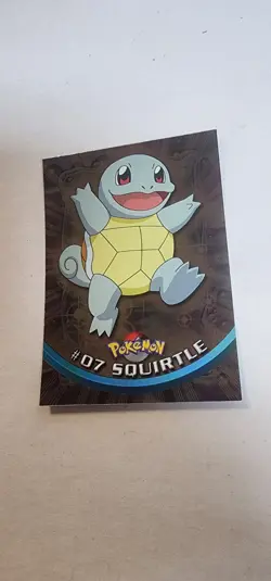 Squirtle #07 Topps Chrome 2000 Pokemon Series 1 Card - Image 1