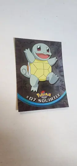 Squirtle #07 Topps Chrome 2000 Pokemon Series 1 Card - Image 2