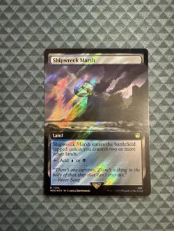 MTG Shipwreck Marsh #1106 Surge Foil Extended Art Rare UB: Doctor Who (WHO) - Image 1