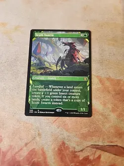 Scute Swarm Showcase Zendikar Rising MTG NM - Image 1