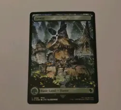 MTG Final Fantasy Chocobo Track Foil Lands Set (5) One of Each Color - Image 4