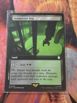 Viridescent Bog - Extended Art Fallout MTG Magic The Gathering - Image 1