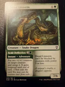 Dread Linnorm 225/361 Common Battle For Baldur's Gate Magic: The Gathering - Image 1