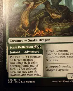 Dread Linnorm 225/361 Common Battle For Baldur's Gate Magic: The Gathering - Image 4