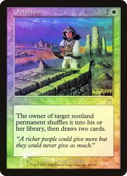 Onslaught MTG FOIL Oblation Magic - Image 1