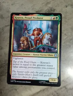 Kraven, Proud Predator Marvel's Spider-Man Regular Legendary Creature MTG NM - Image 1