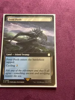 Fetid Pools - Extended Art Fallout MTG - Image 1