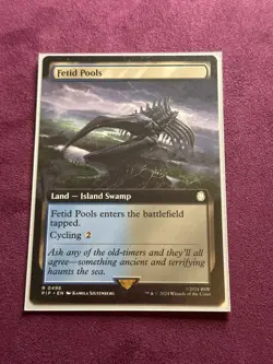 Fetid Pools - Extended Art Fallout MTG - Image 2