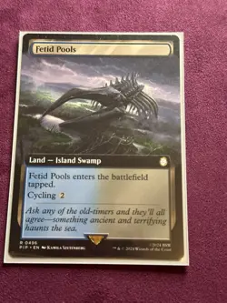 Fetid Pools - Extended Art Fallout MTG - Image 3
