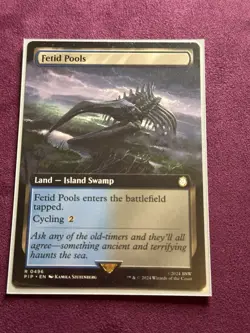 Fetid Pools - Extended Art Fallout MTG - Image 4