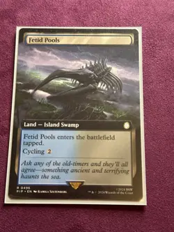 Fetid Pools - Extended Art Fallout MTG - Image 5