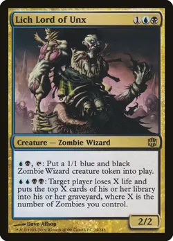 Lich Lord of Unx - NM - R - MTG - Image 1