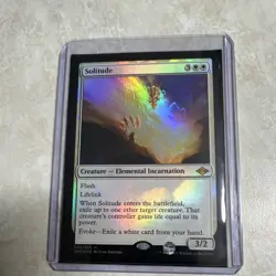 Solitude Magic: The Gathering Modern Horizons 2 Foil 032/303 Mythic White - Image 1