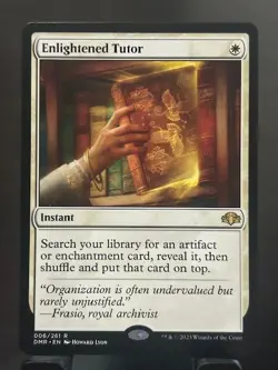 Enlightened Tutor (Retro Frame) Dominaria Remastered Regular #6 - Image 1