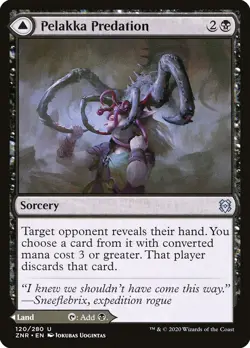 MTG Pelakka Predation // Pelakka Caverns ** Zendikar Rising ** English (NM) - Image 1
