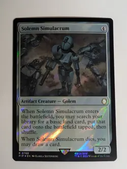 MTG - Solemn Simulacrum - PIP - R - Surge Foil - 768 - Image 1
