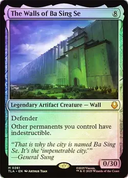 The Walls of Ba Sing Se *Foil * - TLA - NM - Magic The Gathering - MTG - Image 1