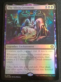 MTG Duskmourn - The Sibsig Ceremony - Foil Rare - Image 1