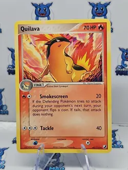 Quilava 45/115 EX Unseen Forces Pokemon LP - Image 1