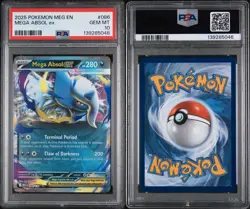2025 Pokemon Mega Evolution MEG En Mega Absol EX #086 PSA 10 Gem Mint - Image 2
