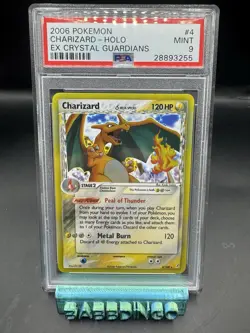 2006 Pokemon EX Crystal Guardians- Charizard-Holo Delta Species #4 PSA9 - Image 1