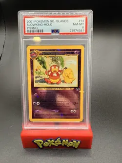 2001 Pokemon Southern Islands Promo Slowking Holo PSA 8 w/ Swirl! - Image 1