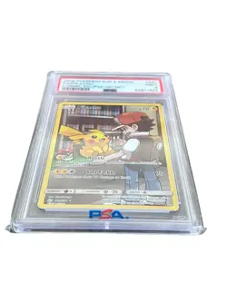 Pikachu & Red #241 PSA 9 - Cosmic Eclipse Full Art Pokemon 2019 - Image 3