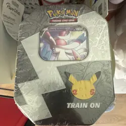 Pokemon TCG 25th Anniversary Celebrations Tin Pack (Dark Sylveon)- Sealed 820650809880 - Image 1
