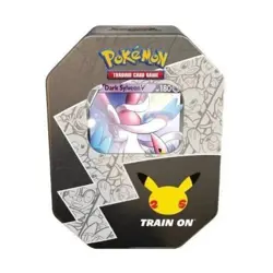 Pokemon TCG Celebrations 25th Anniversary Tin Factory Sealed Dark Sylveon V - Image 1