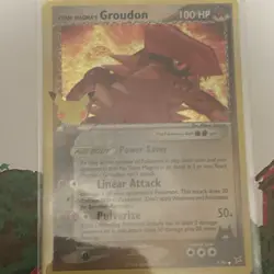 TEAM MAGMA'S GROUDON 09/095 Pokemon 25TH CELEBRATIONS (HOLO RARE, NM) - Image 1