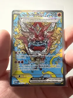 Pokemon TCG Prismatic Evolutions Hearthflame Mask Ogerpon EX 148/131 M/NM - Image 1