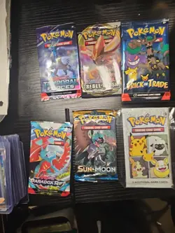 Pokemon TCG Super Bundle Sealed Packs Xy Evolutions Roaring Skies Celebration - Image 4