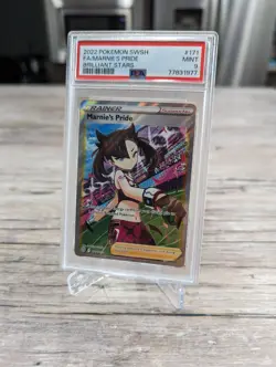PSA 9 Marnie's Pride 171/172 Pokemon Brilliant Stars Full Art Trainer - Image 2
