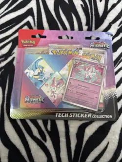 Pokemon TCG Prismatic Evolutions Tech Sticker Collection - Sylveon - New/Sealed - Image 1