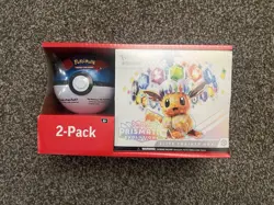 Pokemon TCG Prismatic Evolutions Elite Trainer Box ETB Pokeball Sams Club Bundle - Image 1